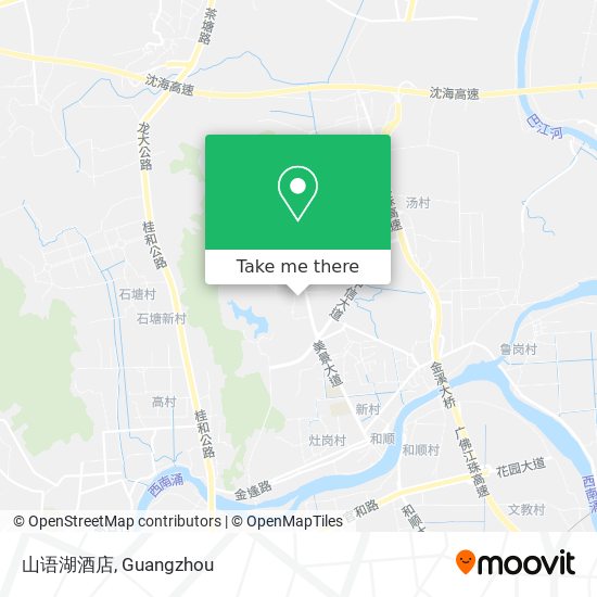 山语湖酒店 map