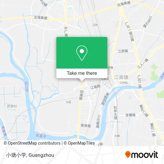 小塘小学 map
