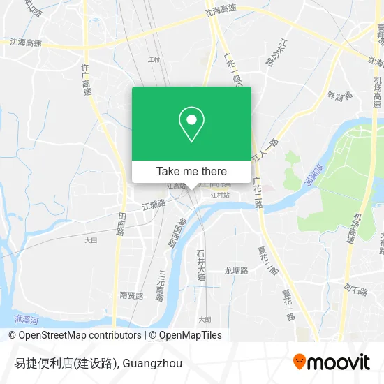 易捷便利店(建设路) map