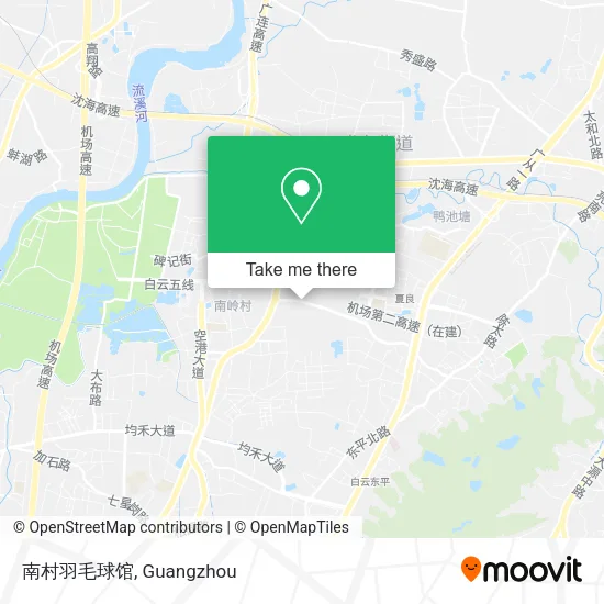 南村羽毛球馆 map