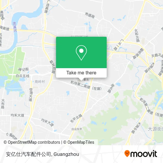 安亿仕汽车配件公司 map