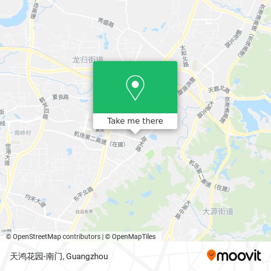 天鸿花园-南门 map