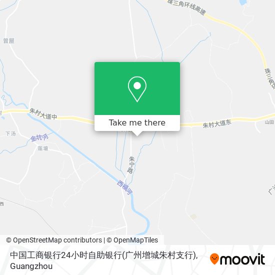 中国工商银行24小时自助银行(广州增城朱村支行) map