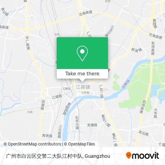 广州市白云区交警二大队江村中队 map