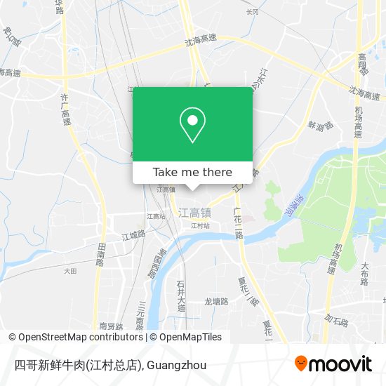 四哥新鲜牛肉(江村总店) map