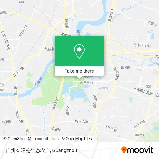 广州春晖苑生态农庄 map