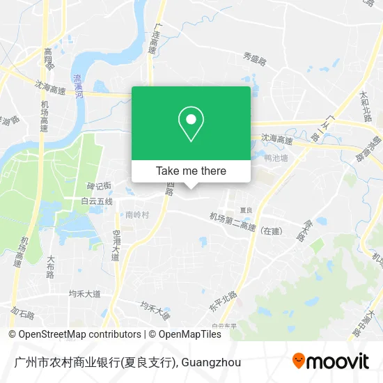 广州市农村商业银行(夏良支行) map