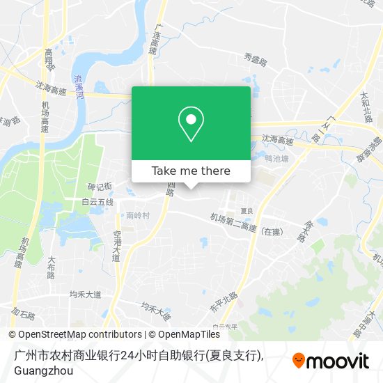 广州市农村商业银行24小时自助银行(夏良支行) map