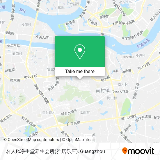 名人fc净生堂养生会所(雅居乐店) map