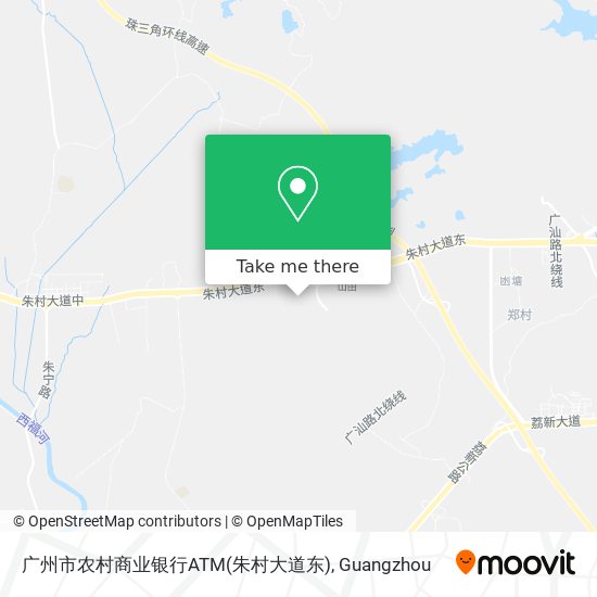 广州市农村商业银行ATM(朱村大道东) map