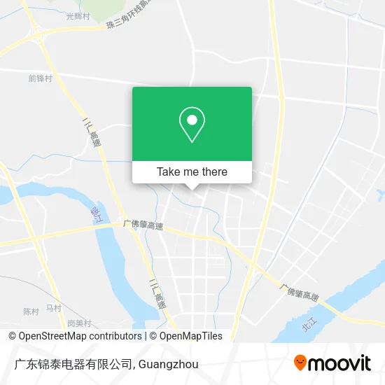 广东锦泰电器有限公司 map