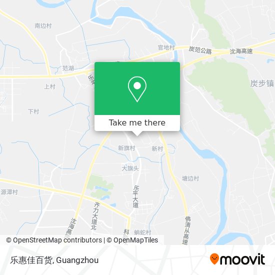 乐惠佳百货 map