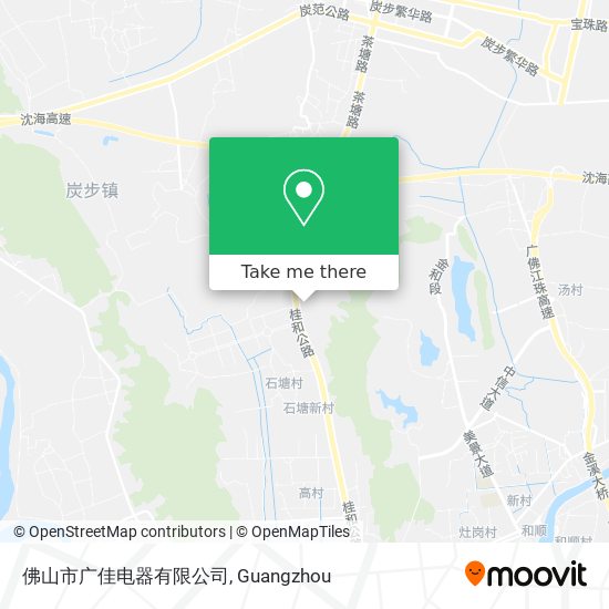 佛山市广佳电器有限公司 map