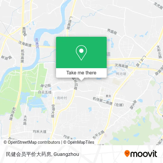 民健会员平价大药房 map