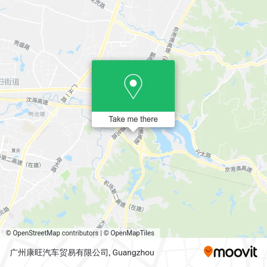 广州康旺汽车贸易有限公司 map