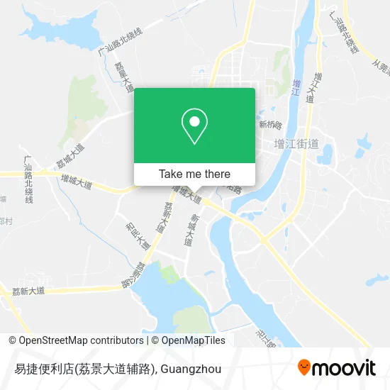 易捷便利店(荔景大道辅路) map