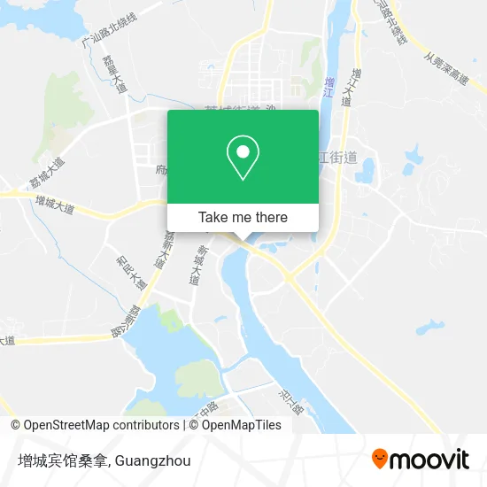 增城宾馆桑拿 map
