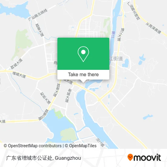 广东省增城市公证处 map