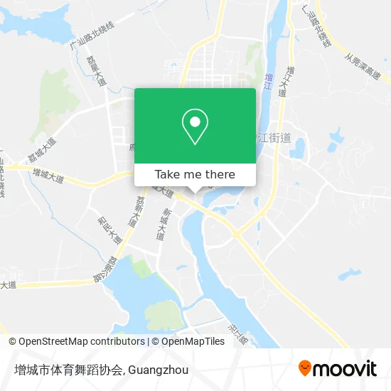 增城市体育舞蹈协会 map
