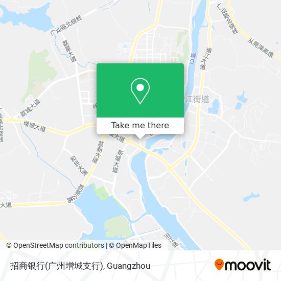 招商银行(广州增城支行) map