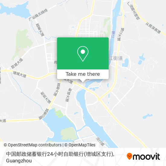 中国邮政储蓄银行24小时自助银行(增城区支行) map