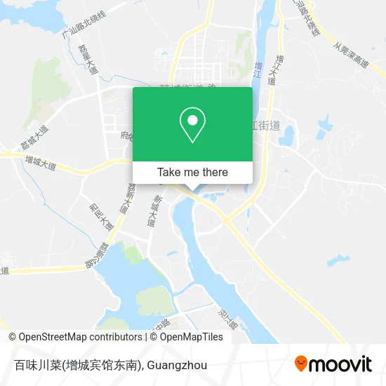 百味川菜(增城宾馆东南) map