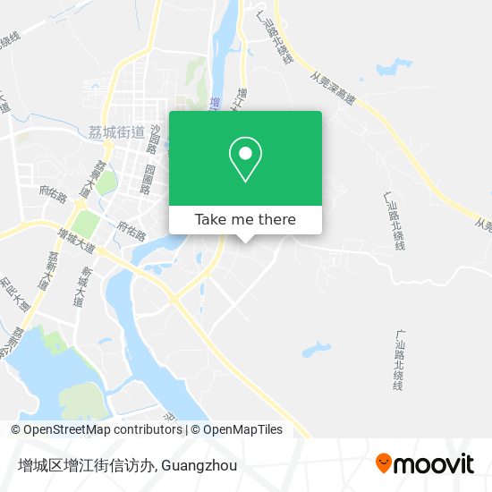 增城区增江街信访办 map