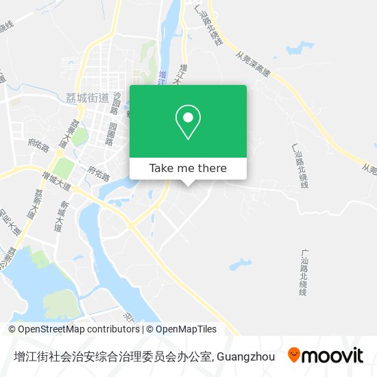 增江街社会治安综合治理委员会办公室 map