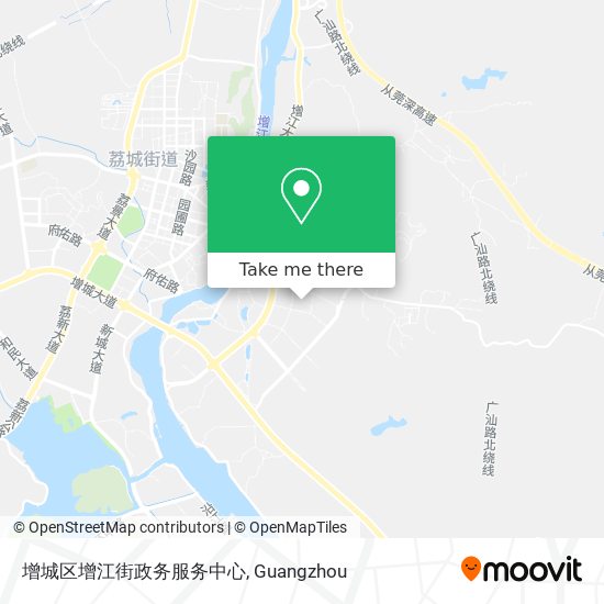 增城区增江街政务服务中心 map