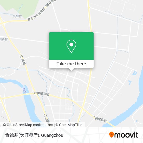 肯德基(大旺餐厅) map