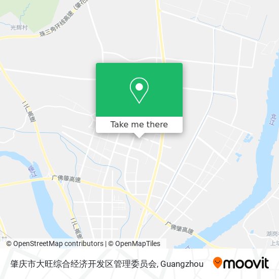 肇庆市大旺综合经济开发区管理委员会 map