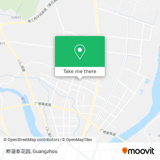 桦灏泰花园 map