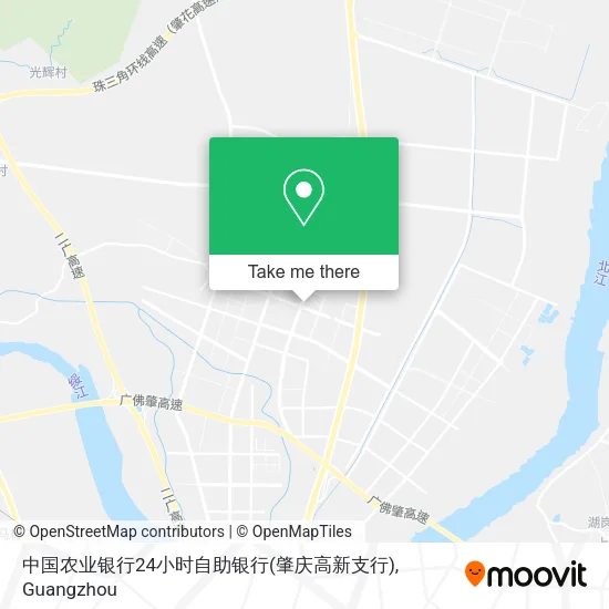 中国农业银行24小时自助银行(肇庆高新支行) map