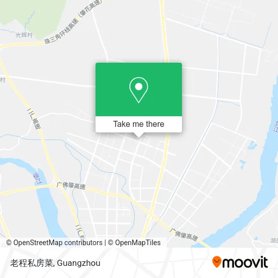 老程私房菜 map