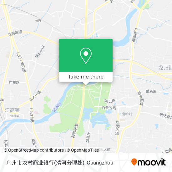 广州市农村商业银行(清河分理处) map