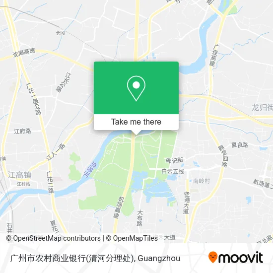 广州市农村商业银行(清河分理处) map