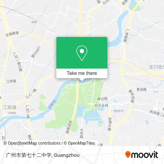 广州市第七十二中学 map