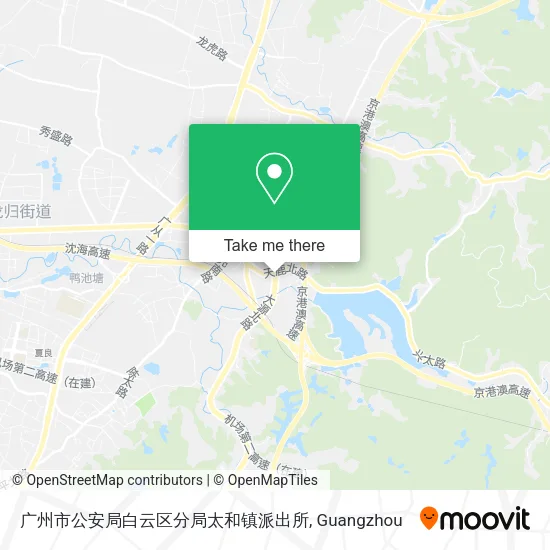 广州市公安局白云区分局太和镇派出所 map