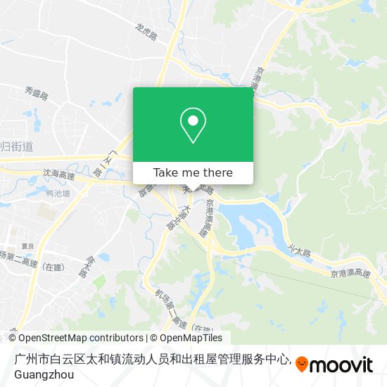 广州市白云区太和镇流动人员和出租屋管理服务中心 map