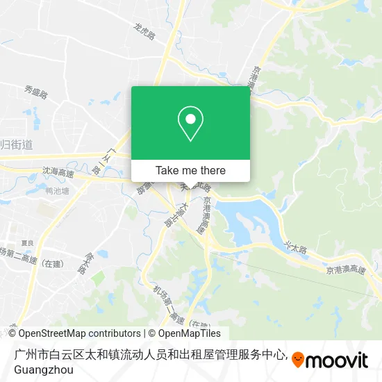广州市白云区太和镇流动人员和出租屋管理服务中心 map