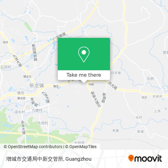 增城市交通局中新交管所 map
