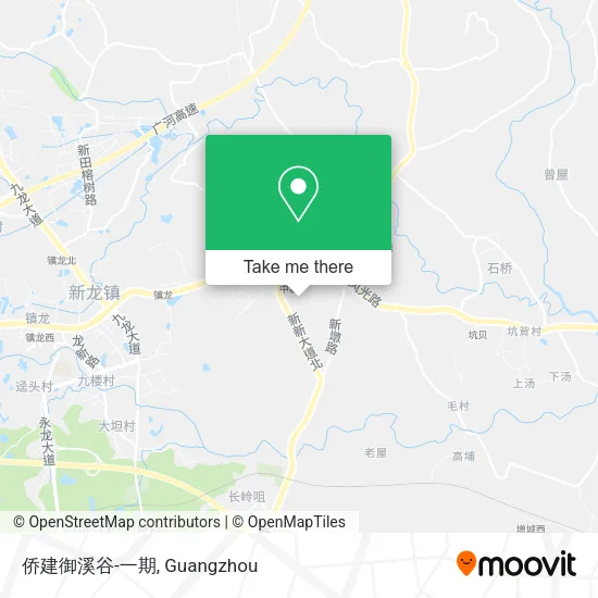 侨建御溪谷-一期 map