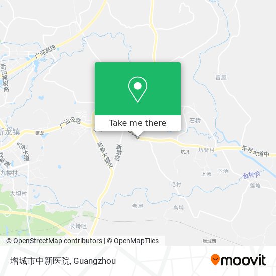 增城市中新医院 map