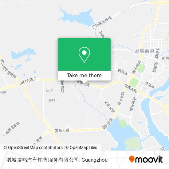 增城骏鸣汽车销售服务有限公司 map
