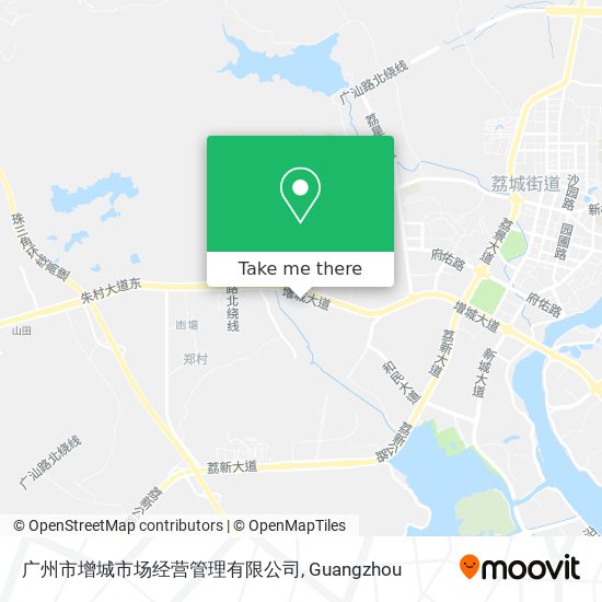 广州市增城市场经营管理有限公司 map