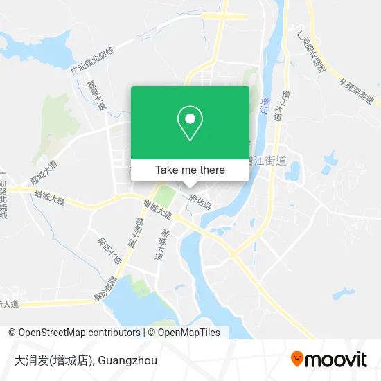 大润发(增城店) map