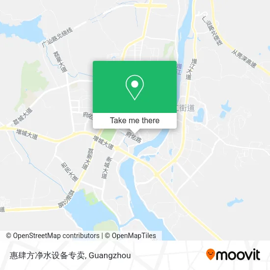 惠肆方净水设备专卖 map