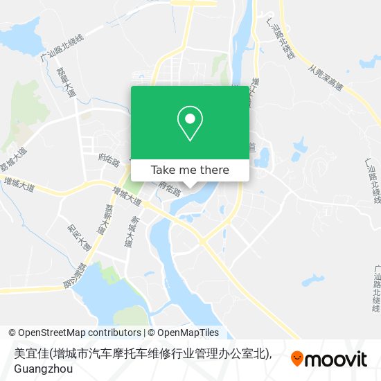美宜佳(增城市汽车摩托车维修行业管理办公室北) map