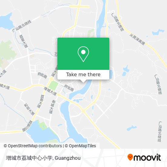 增城市荔城中心小学 map