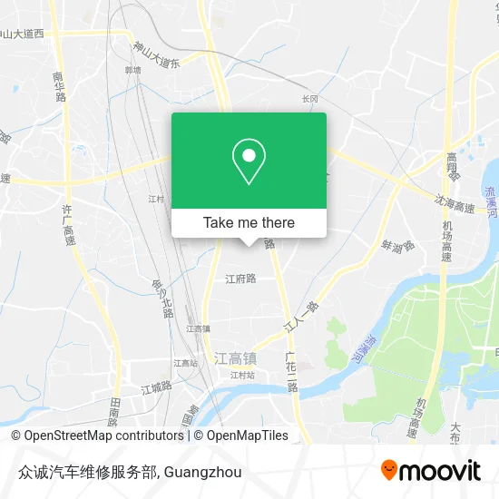 众诚汽车维修服务部 map